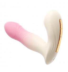 Ankni - Thrusting Vibrating Suction Wearable (Support APP Mini Programs - Pink)